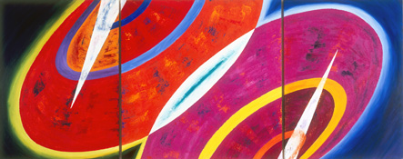 Thumbnail image of Triptych I Orbits Merging